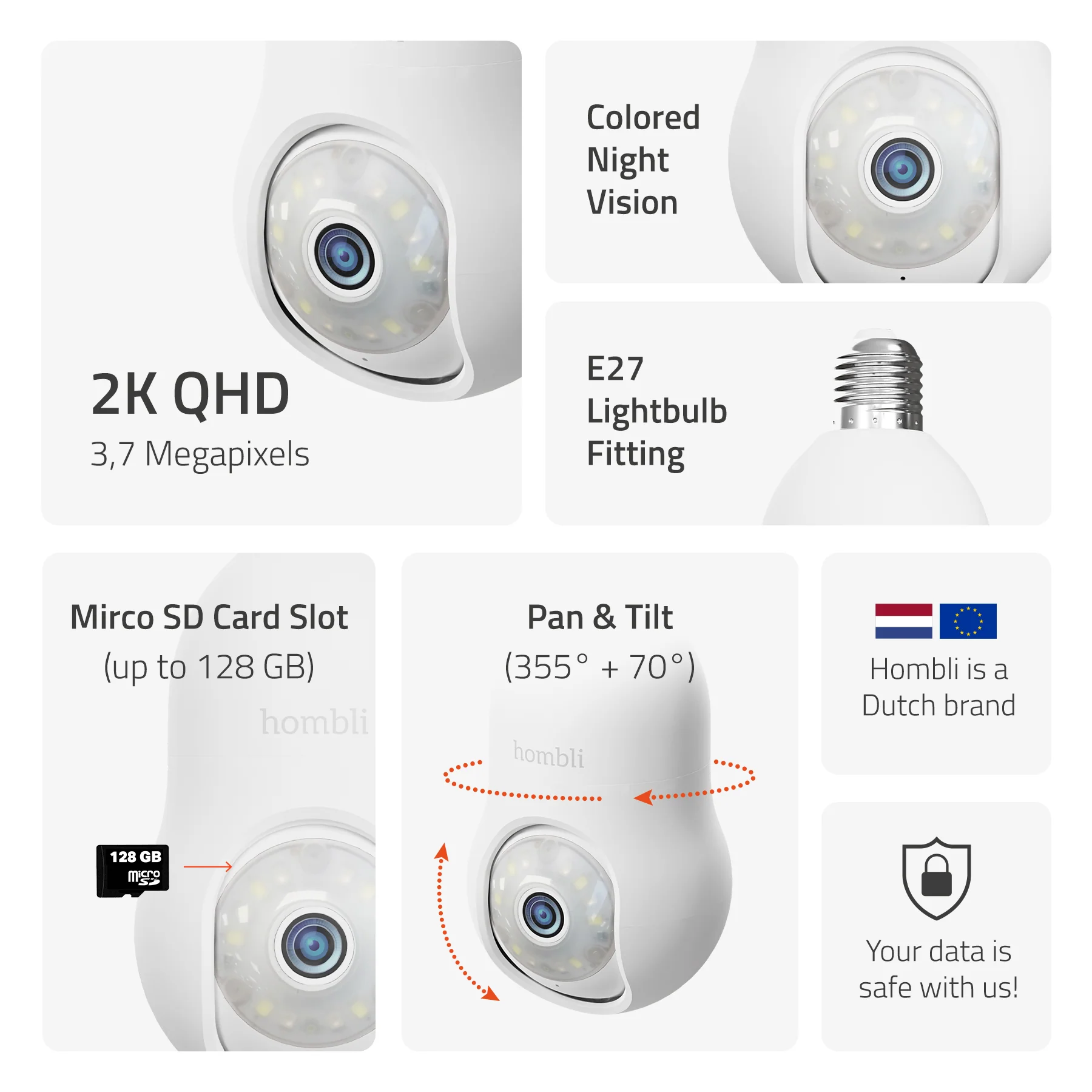 Hombli Bulb Cam 2K - Image 4