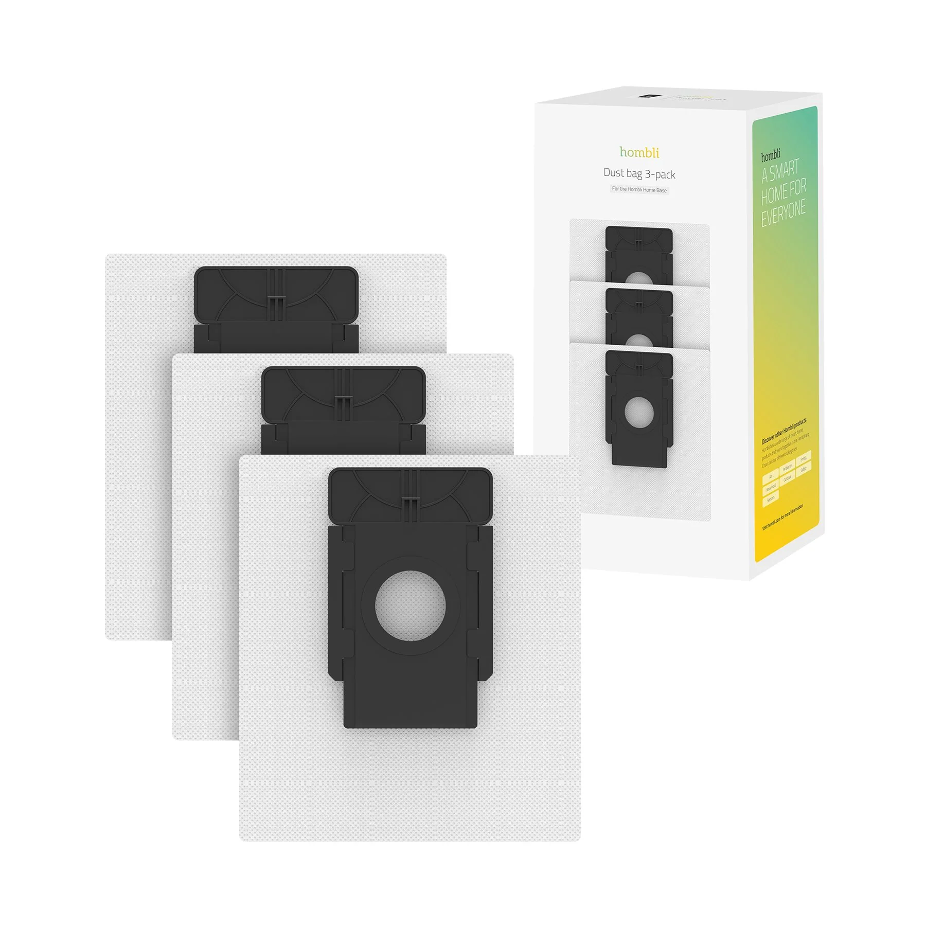 Hombli Robot Vacuum dust bag set 3pc - Image 3