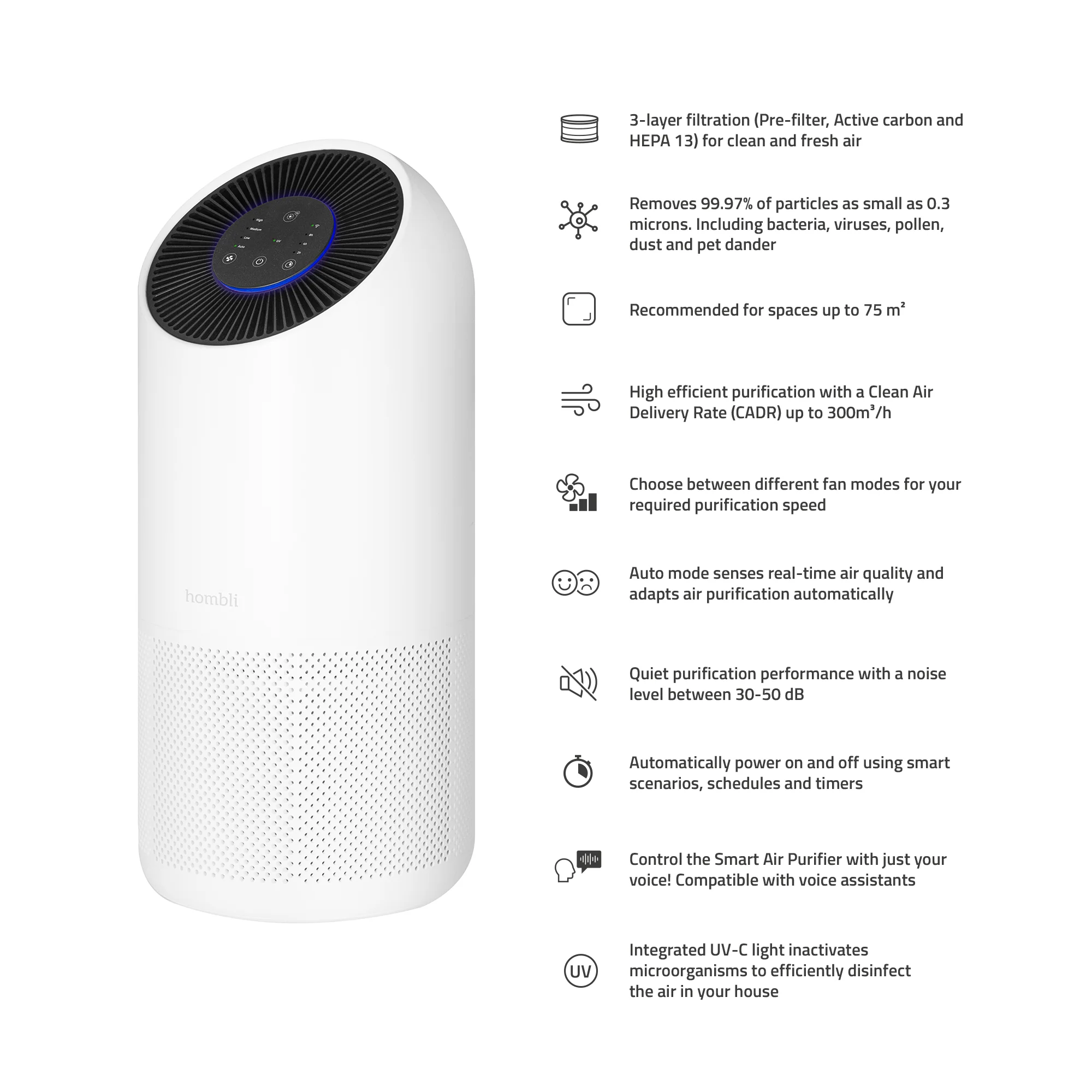Hombli Smart Air Purifier XL - Image 7