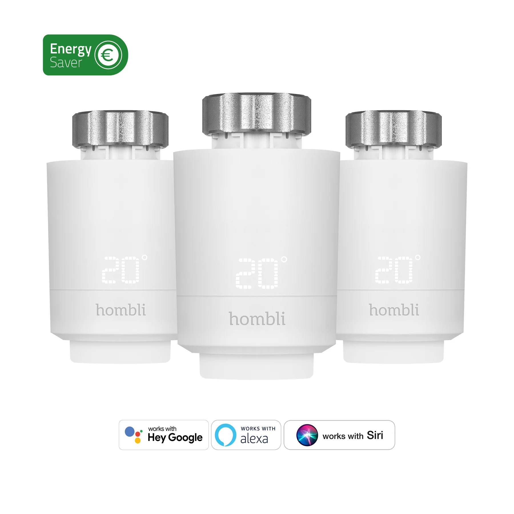 Hombli Smart BT Radiator Thermostat Expansion pack 2 + 1 - Image 14