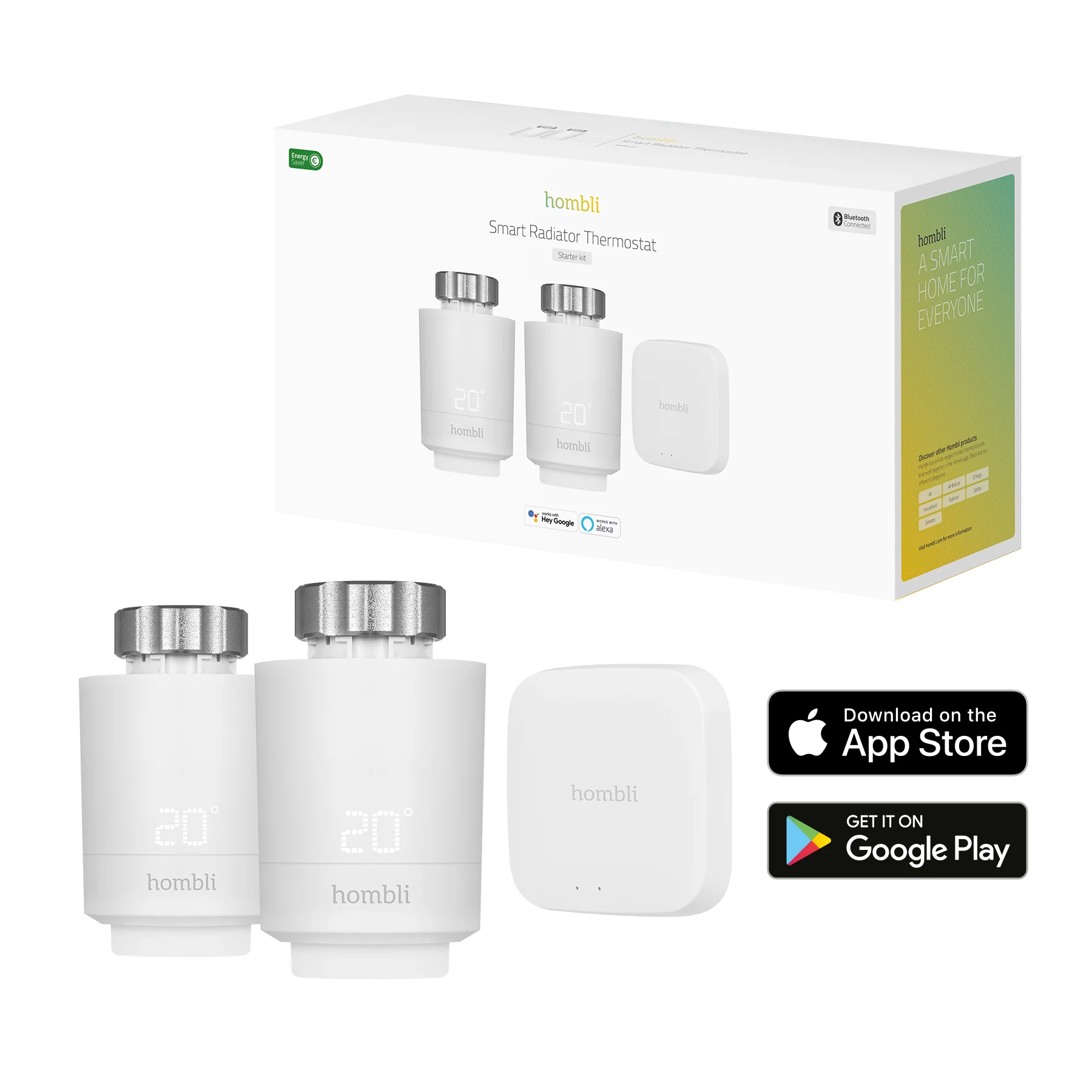 Hombli Smart BT Radiator Thermostat Starter kit 2 + Bridge - Image 14