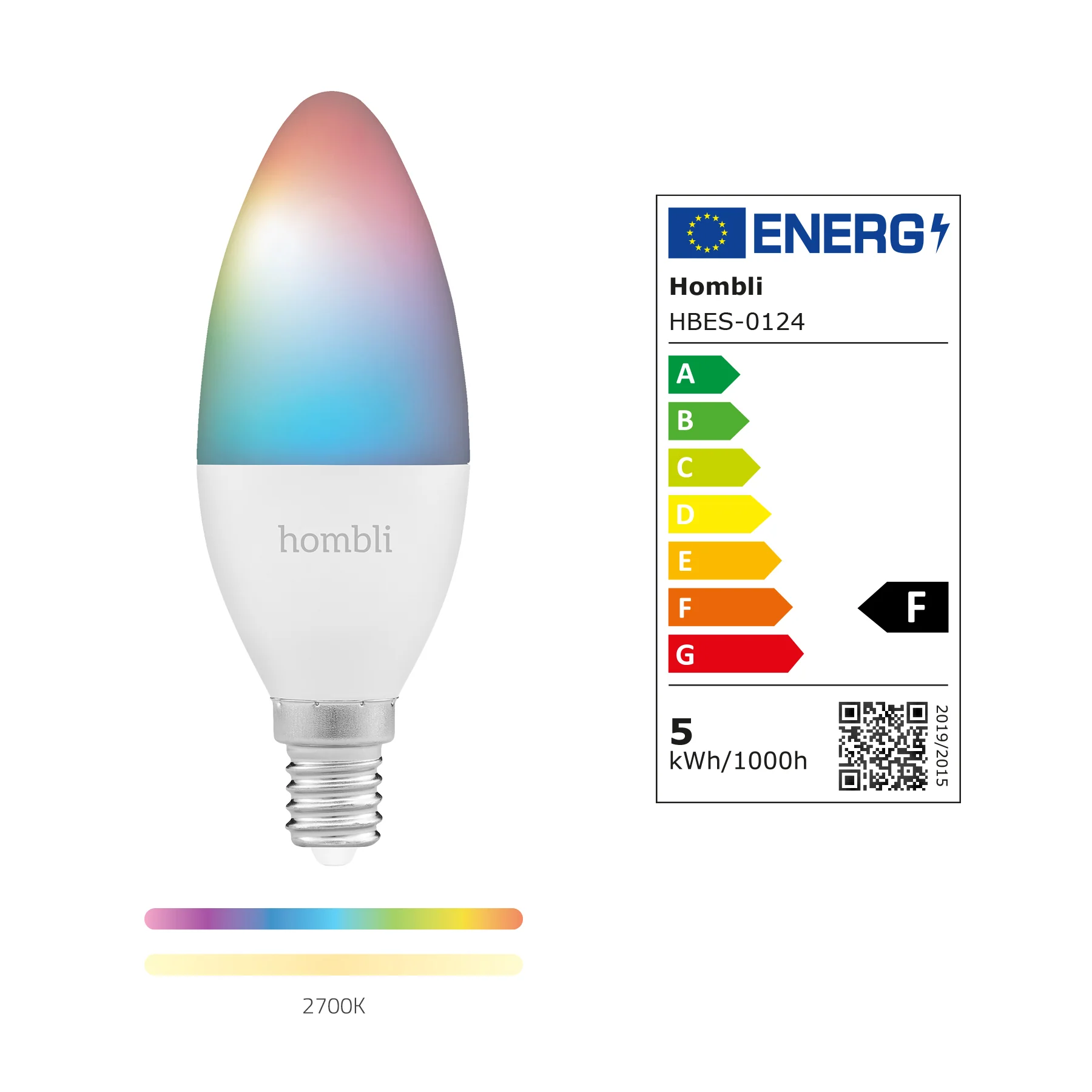 Hombli Smart Bulb E14 RGB+CCT Promo Pack V2 - Image 7