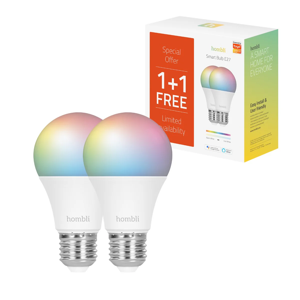 Hombli Smart Bulbs E27 (1+1 Promo Pack) - Image 20