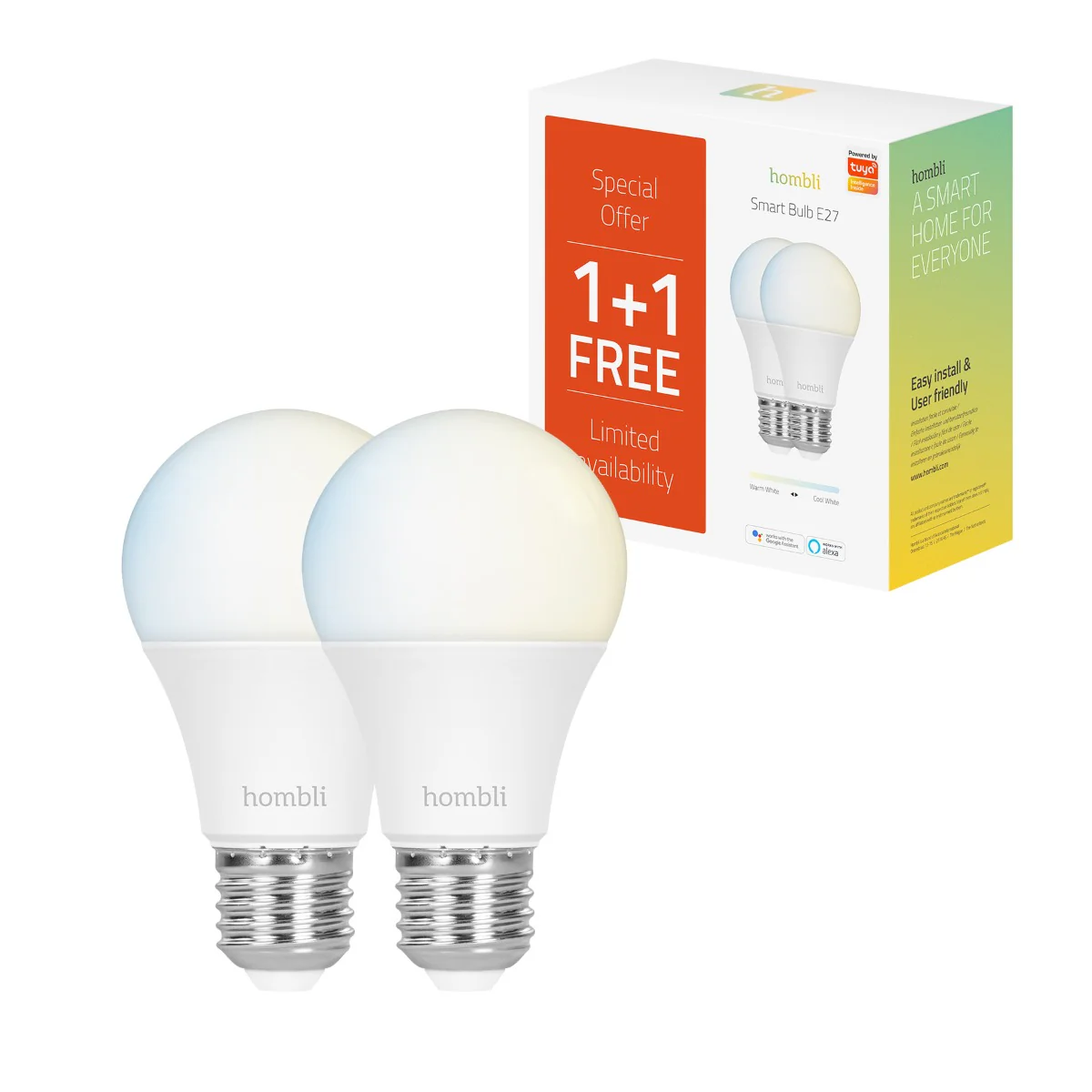 Hombli Smart Bulbs E27 (1+1 Promo Pack) - Image 21