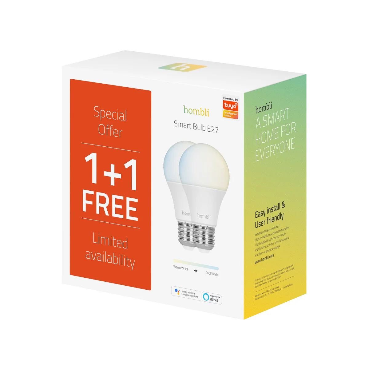 Hombli Smart Bulbs E27 (1+1 Promo Pack) - Image 23