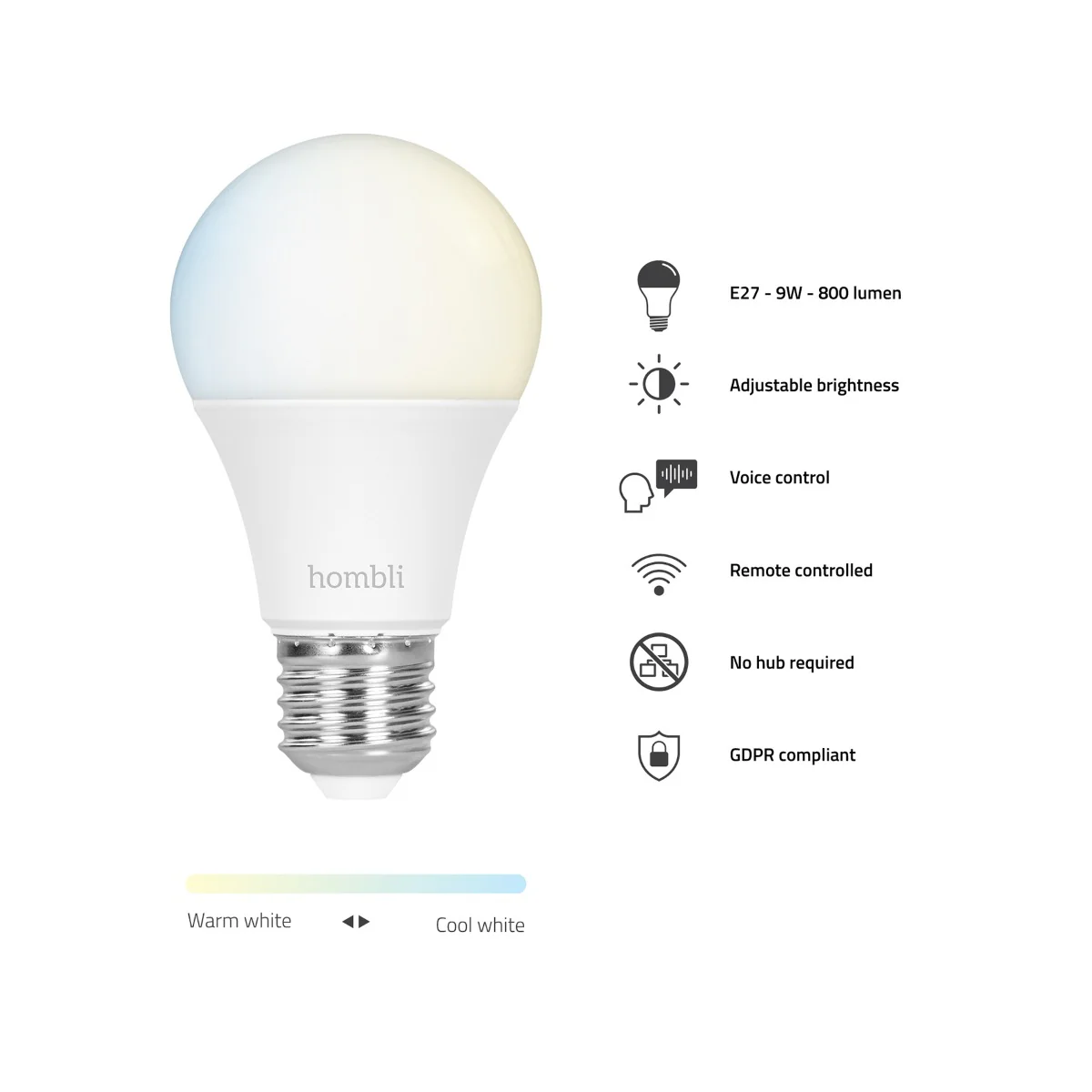 Hombli Smart Bulbs E27 (1+1 Promo Pack) - Image 4