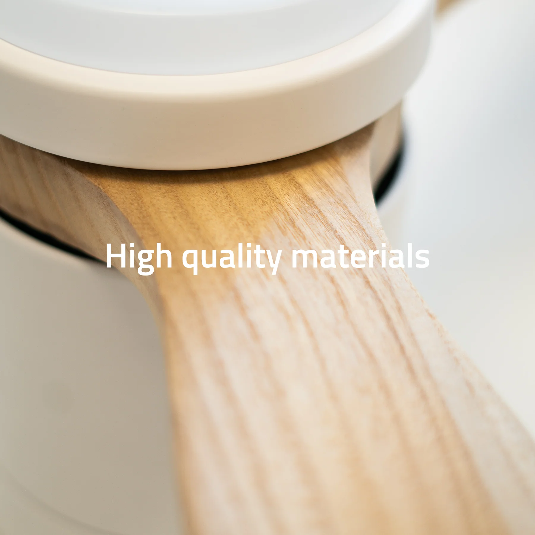 Hombli Smart Ceiling Fan & Light - White & Light Wood - Image 12