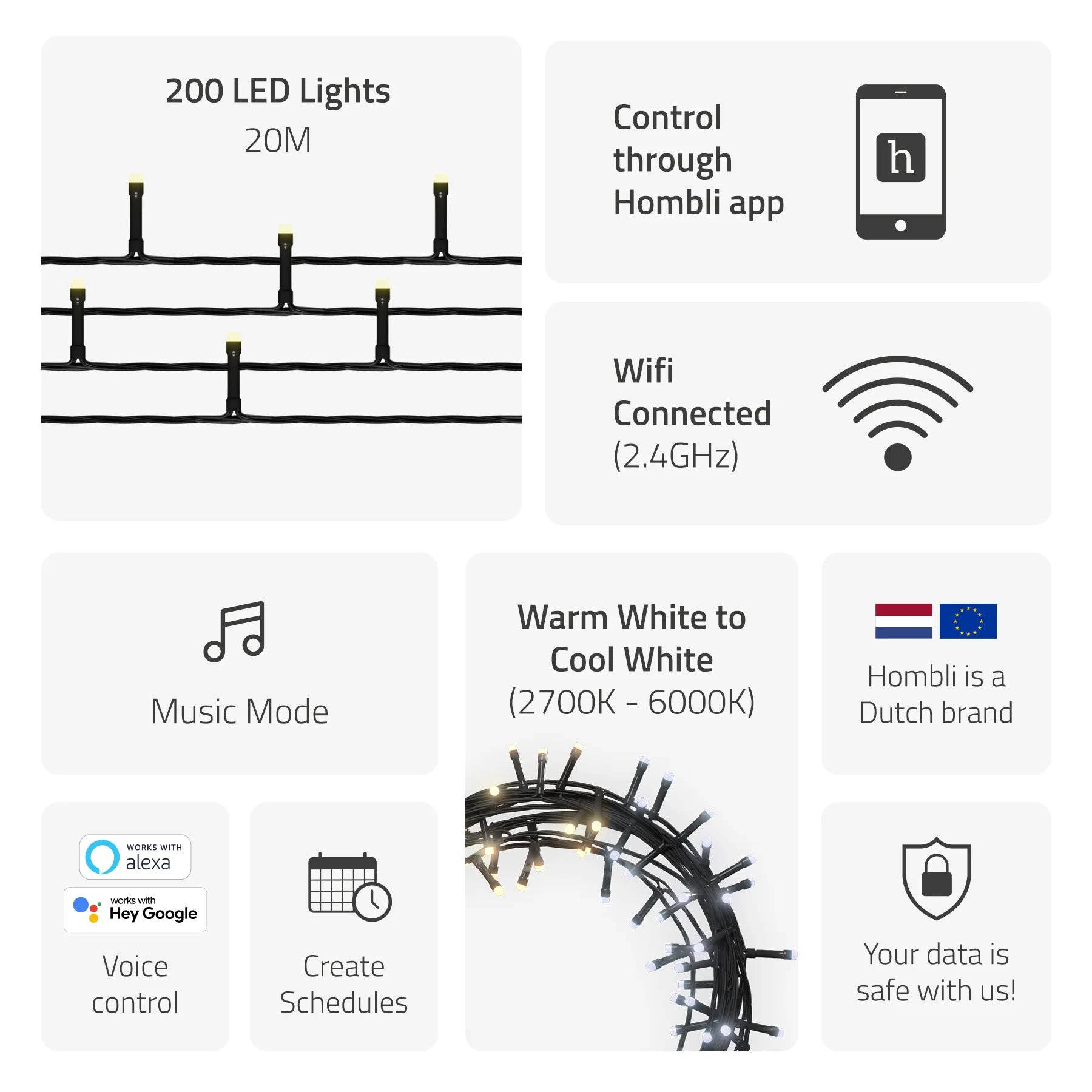 Hombli Smart Christmas Light CCT - Image 3