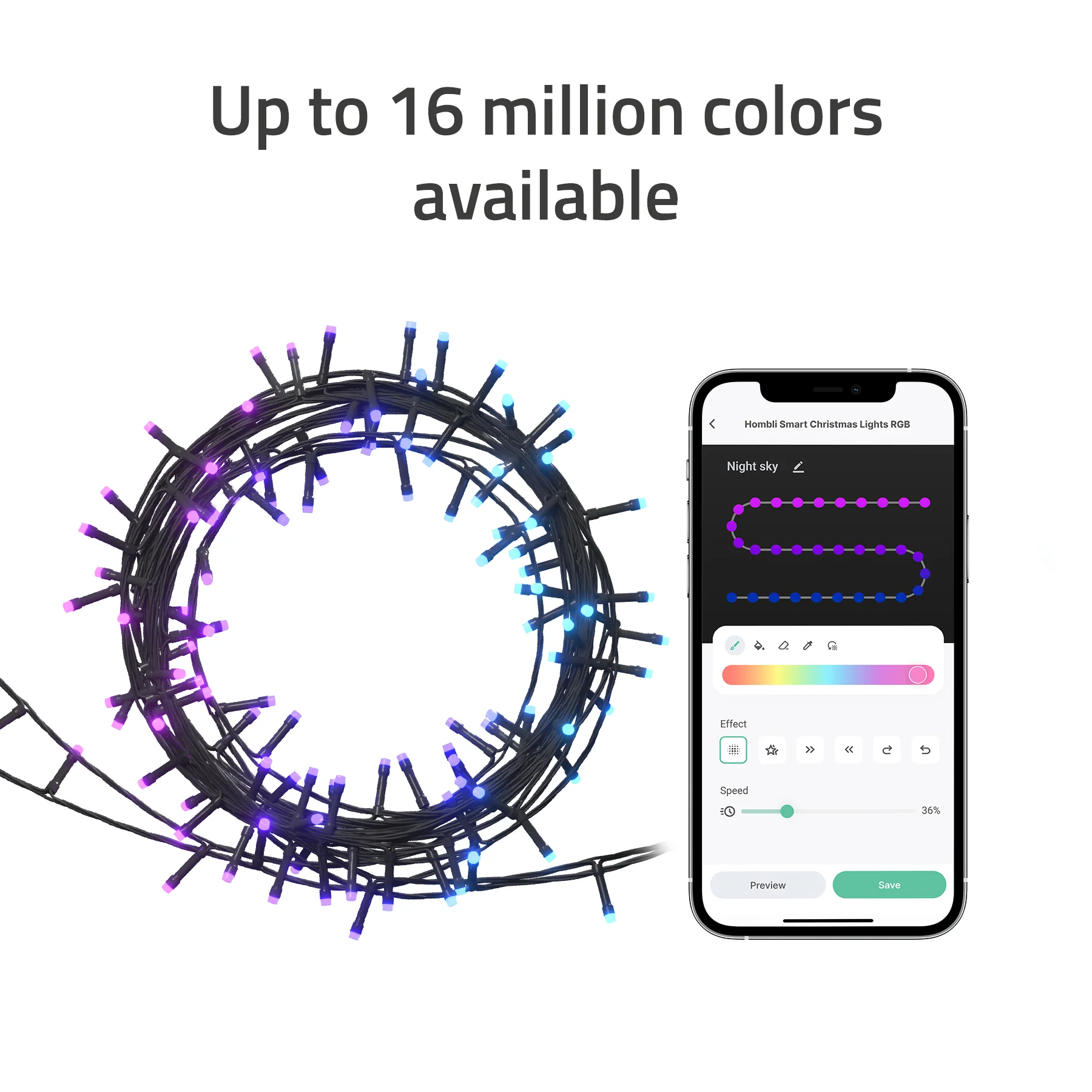 Hombli Smart Christmas Light RGB - Image 5
