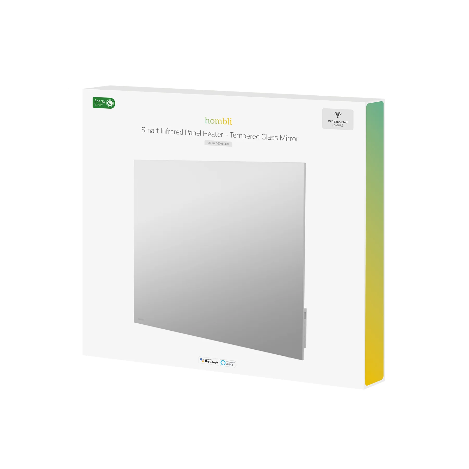 Hombli Smart Infrared Heatpanel 400w - Mirror - Image 11