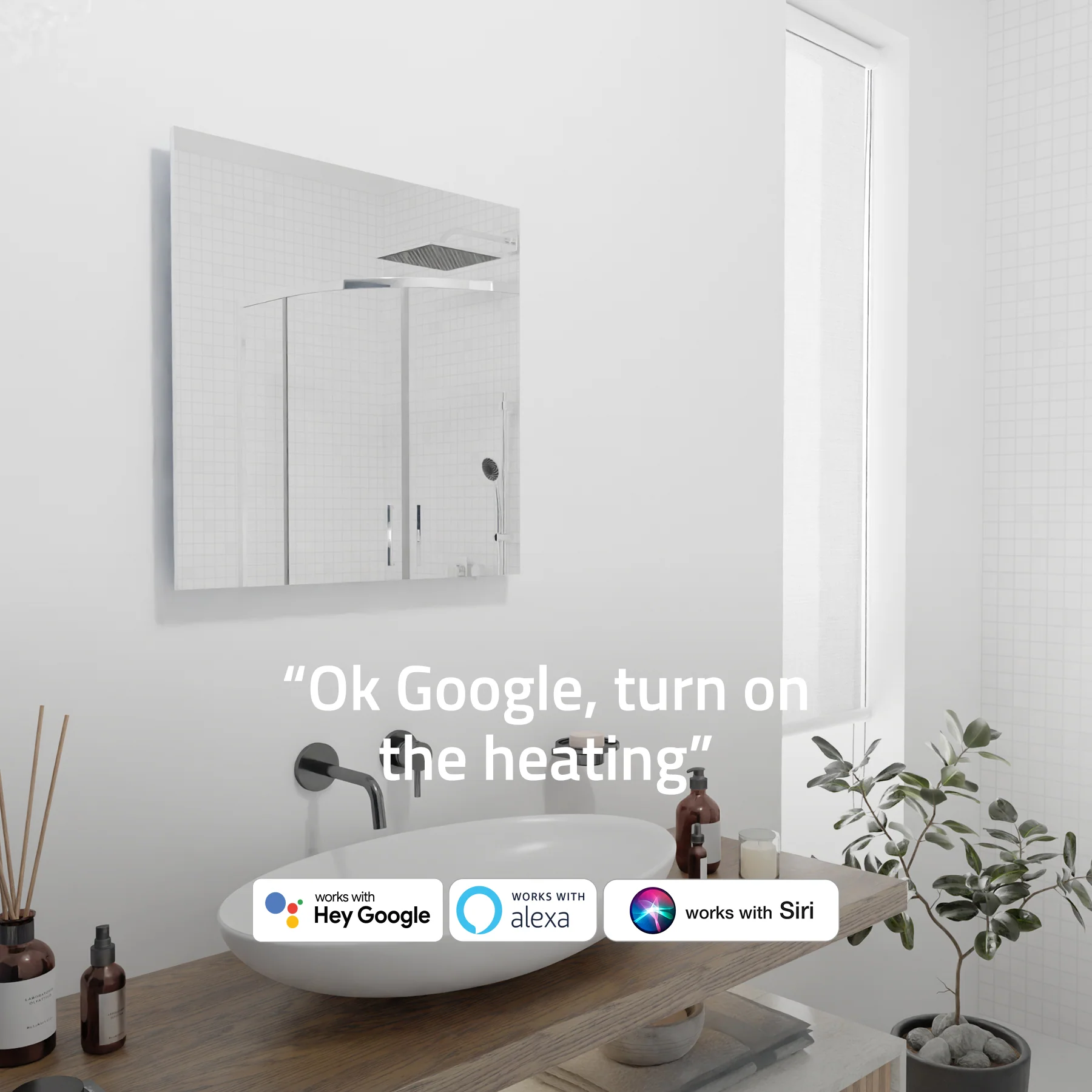 Hombli Smart Infrared Heatpanel 400w - Mirror - Image 8