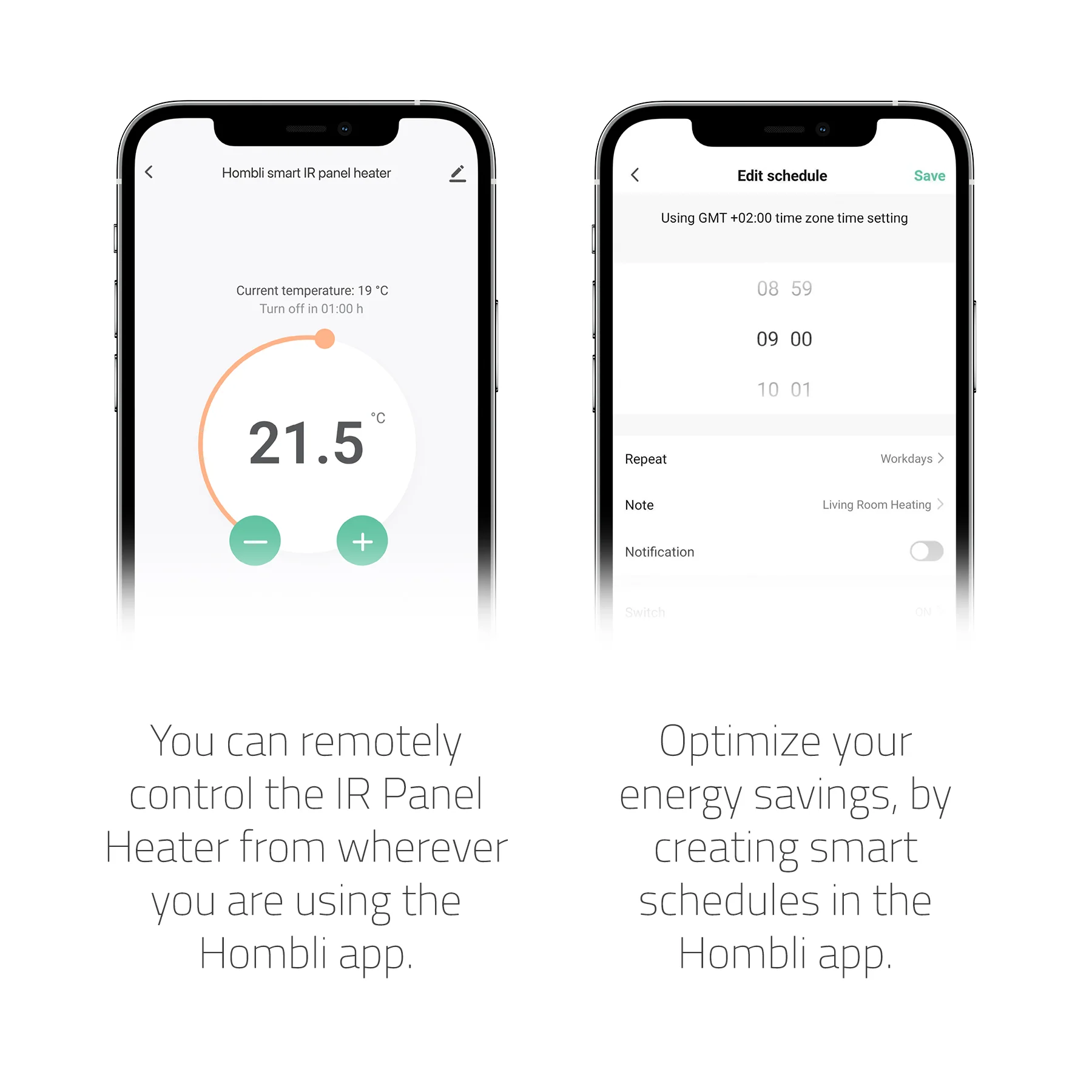Hombli Smart Infrared Heatpanel 600w - Mirror - Image 4