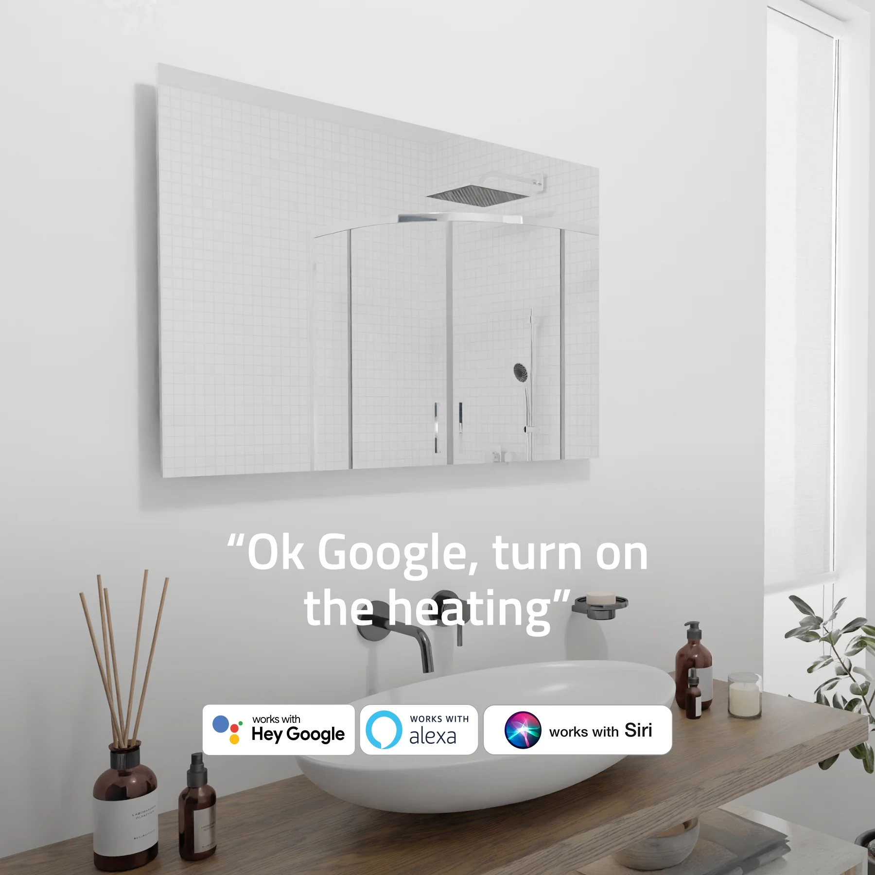 Hombli Smart Infrared Heatpanel 600w - Mirror - Image 8