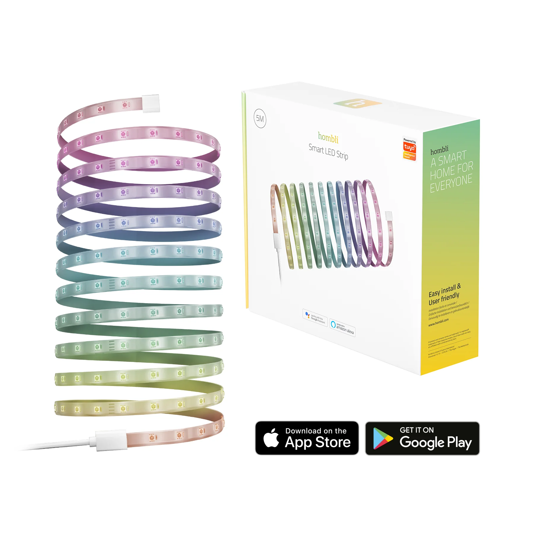 Hombli Smart LED strip - RGB - 5 meter - Image 14