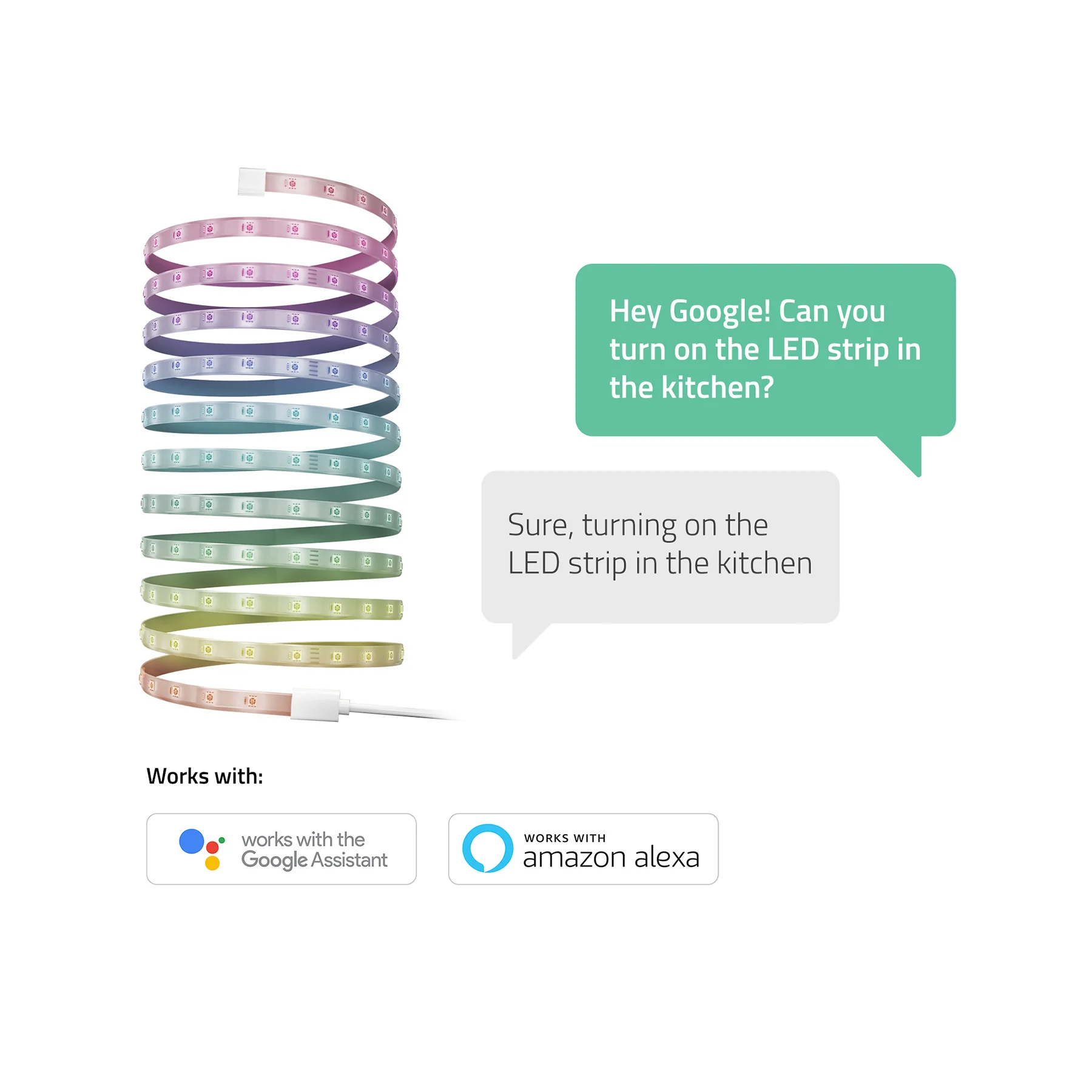 Hombli Smart LED strip - RGB - 5 meter - Image 5