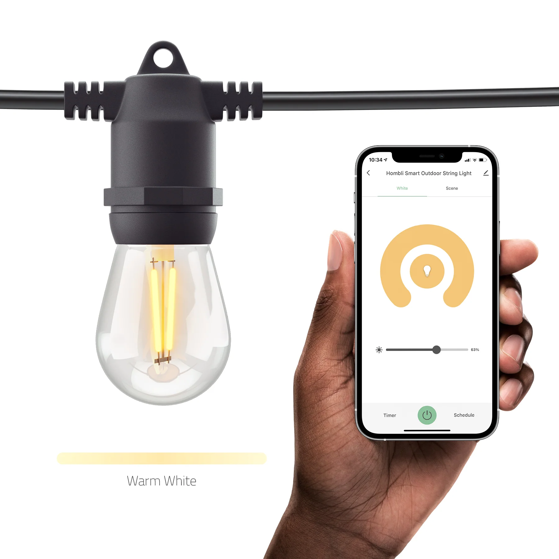 Hombli Smart Outdoor String Light 5 m - Image 3