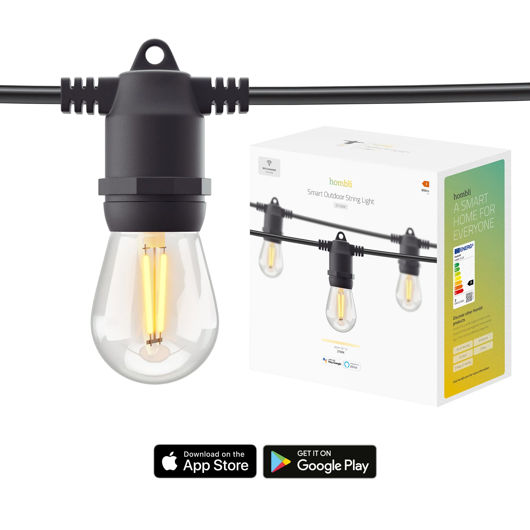 Hombli Smart Outdoor String Light 5 m - Image 9