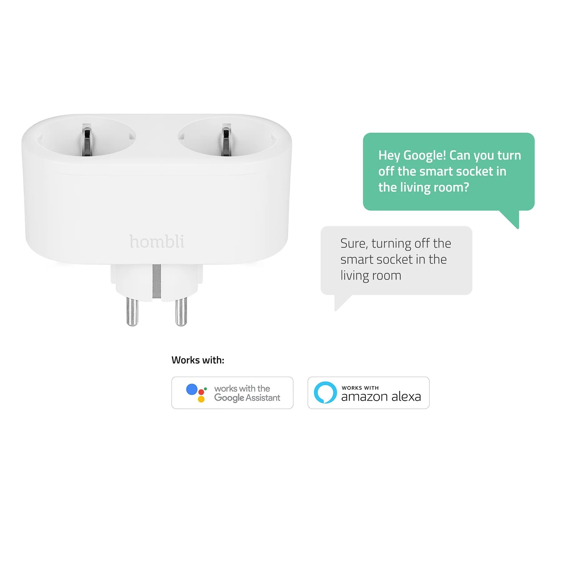 Hombli Smart Socket Duo EU - Image 5