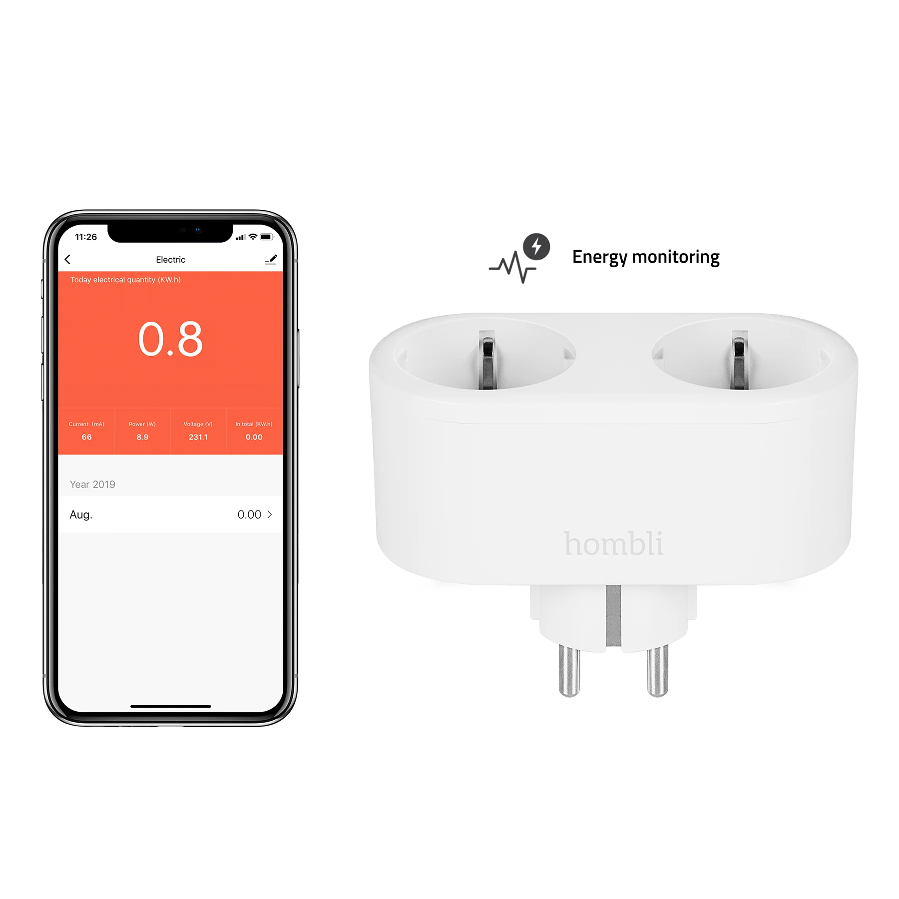 Hombli Smart Socket Duo EU - Image 6